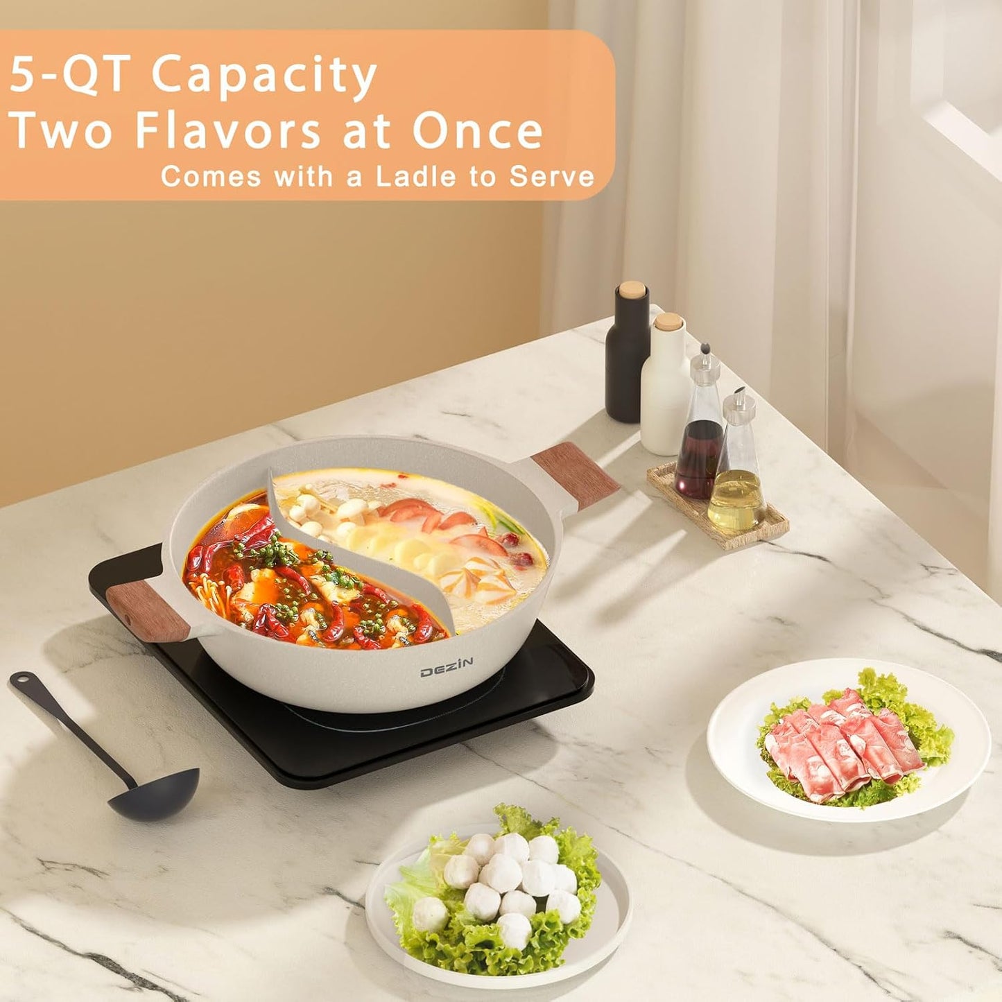 Nonstick Die-Cast Aluminum Cookware Set – Induction Ready, PFOA-Free