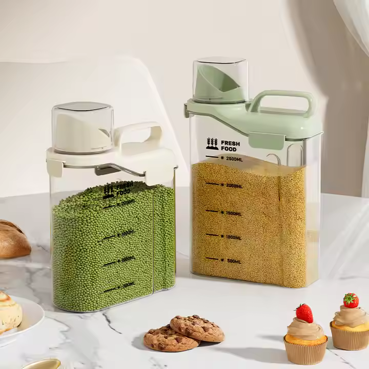 Airtight Kettle-Type Grain Storage Box (2.3L)