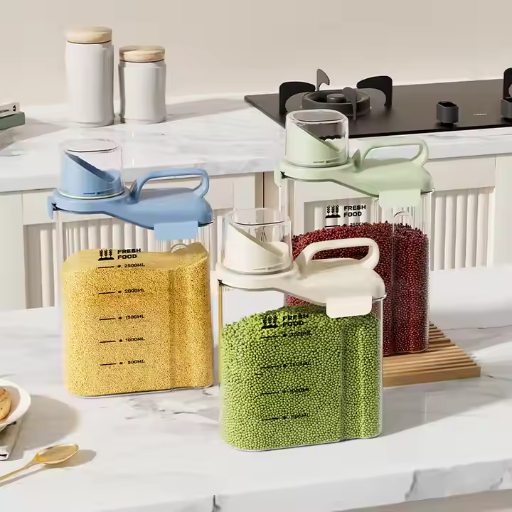 Airtight Kettle-Type Grain Storage Box (2.3L)